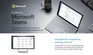 Microsoft Teams brochure.